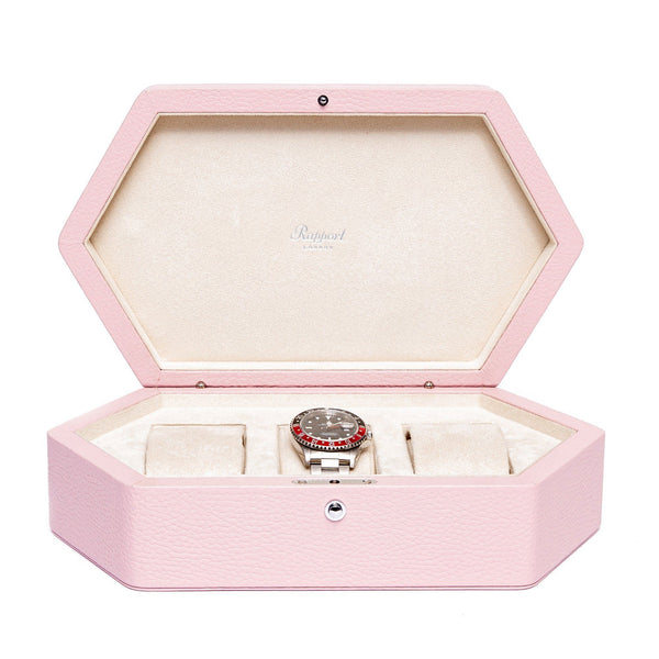 rapport london Portobello Watch Box - Pink rapport london Portobello Watch Box - Pink