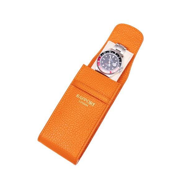 rapport london Portobello Watch Pouch - Orange