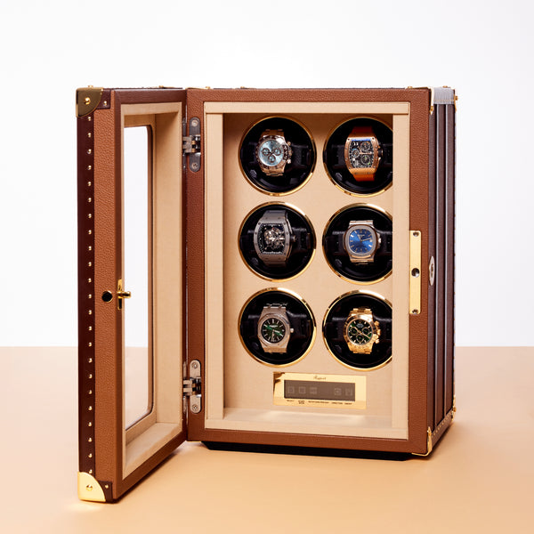 Rapport London Romer Six Watch Winder - Brown