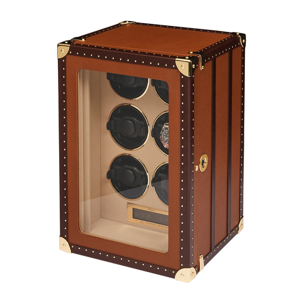 Rapport London Romer Six Watch Winder - Brown