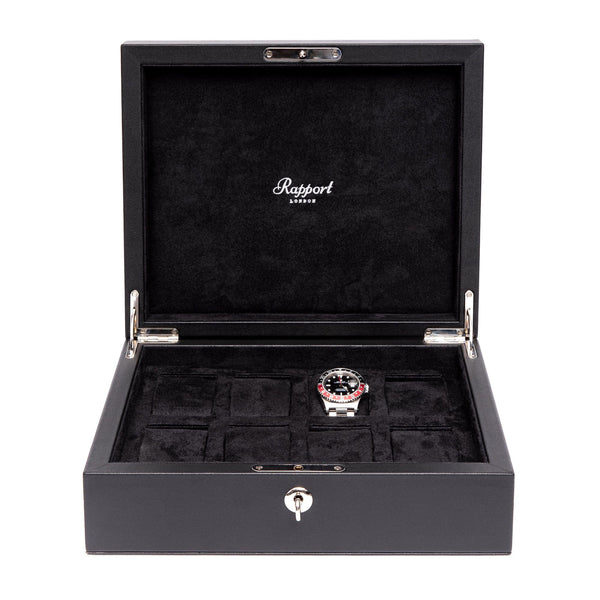 rapport london Vantage Eight Watch Box - Black