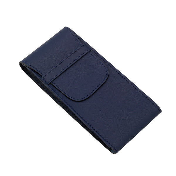 rapport london Single Watch Pouches Navy | Luxury Watch Accessories | Rapport London