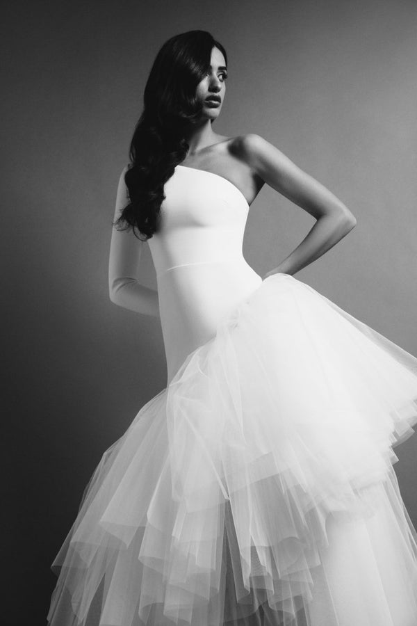 Rasario Angela Wedding Dress White 0017BS22 – RASARIO