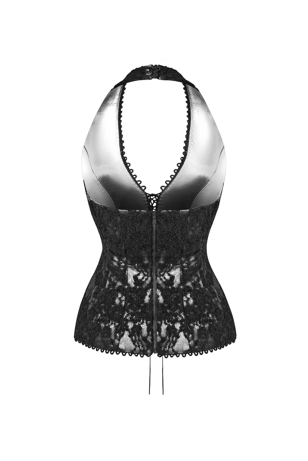 Rasario Lace Corset Top Black/white 015TP012 – RASARIO