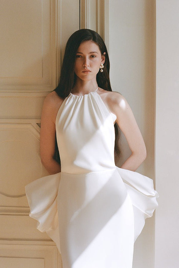 Rasario Satin Maxi Dress 012DX002 – RASARIO