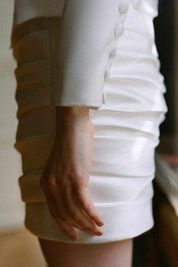 Rasario Satin Mini Skirt 003SN002 – RASARIO