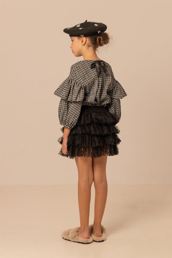 Raspberry Plum ANDREA TOP BLACK AND WHITE – RaspberryPlum
