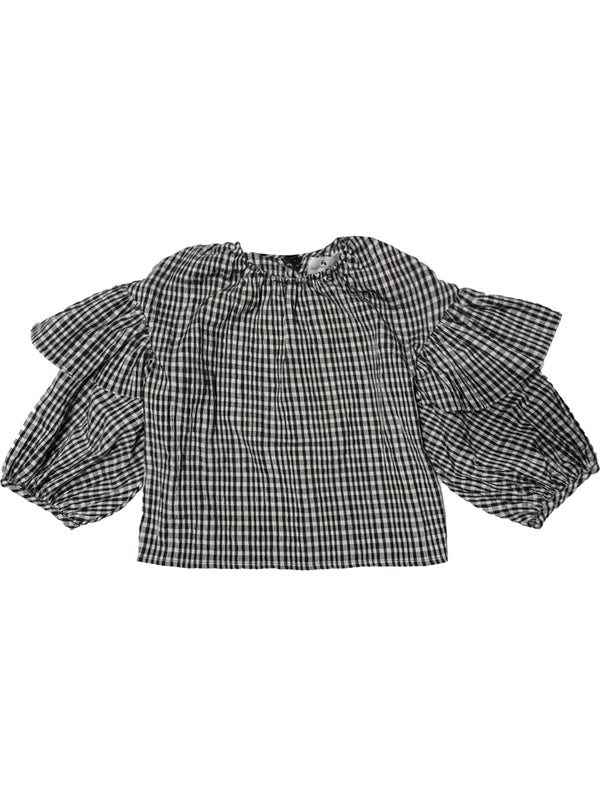 Raspberry Plum ANDREA TOP BLACK AND WHITE – RaspberryPlum