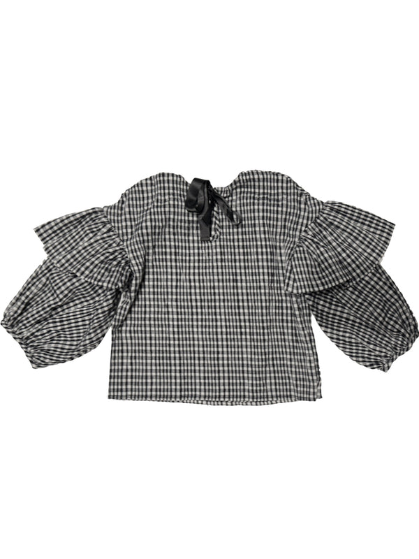 Raspberry Plum ANDREA TOP BLACK AND WHITE – RaspberryPlum