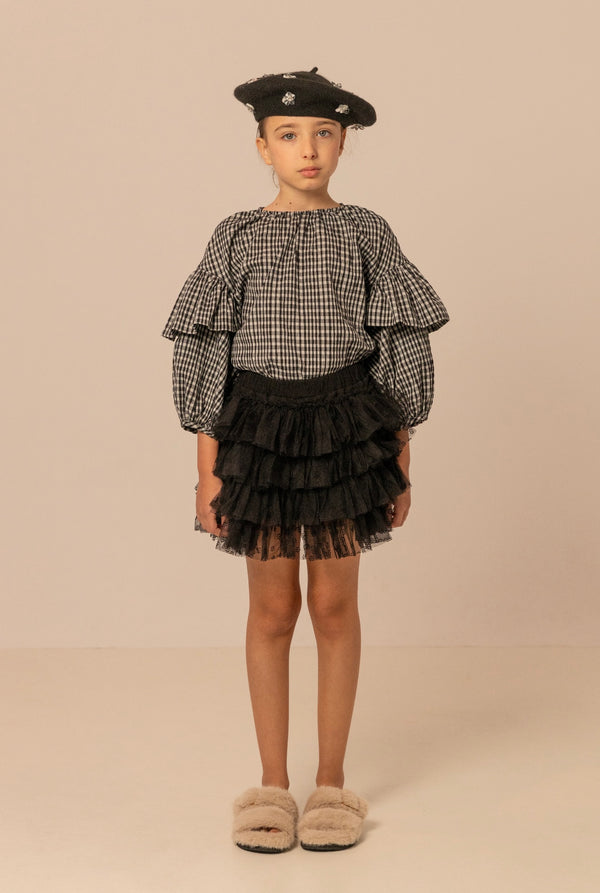 raspberry plum ANDREA TOP BLACK AND WHITE – RaspberryPlum