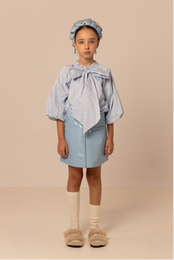 Raspberry Plum AMELIA SKIRT BLUE – RaspberryPlum