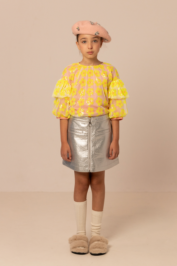 Raspberry Plum AMELIA SKIRT SILVER – RaspberryPlum
