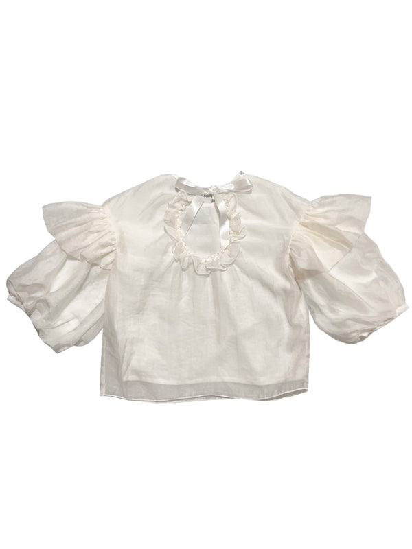 Raspberry Plum DANIELLE TOP ECRU – RaspberryPlum