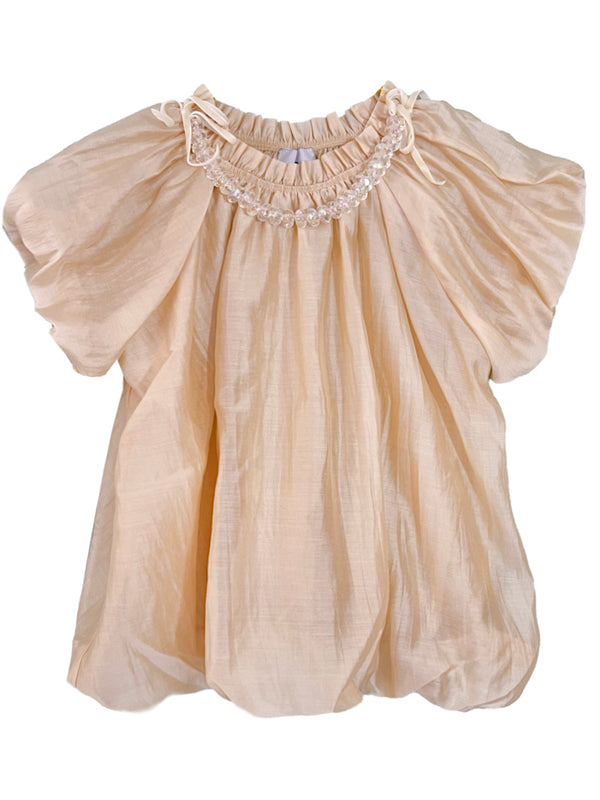 Raspberry Plum ELECTRA TOP BEIGE – RaspberryPlum