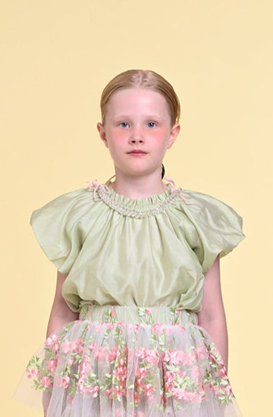 raspberry plum ELECTRA TOP GREEN – RaspberryPlum