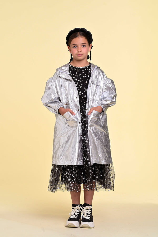 Raspberry Plum ELLIE COAT SILVER – RaspberryPlum