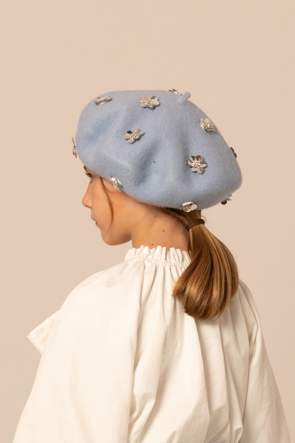 Raspberry Plum FLORA BERET BLUE – RaspberryPlum