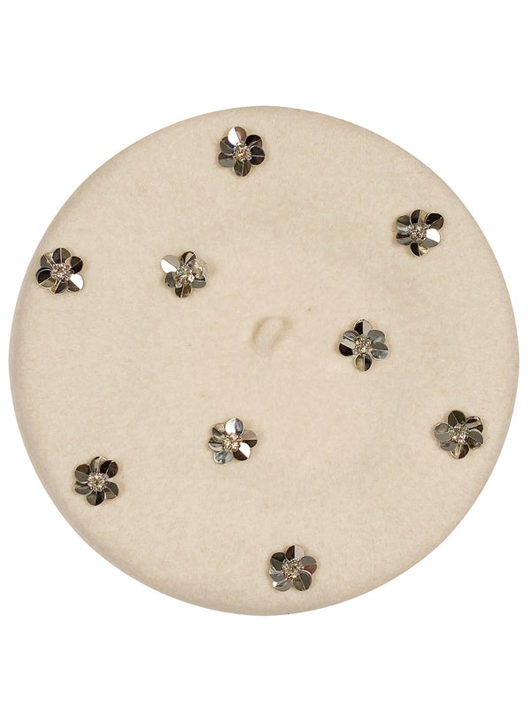 Raspberry Plum FLORA BERET ECRU – RaspberryPlum