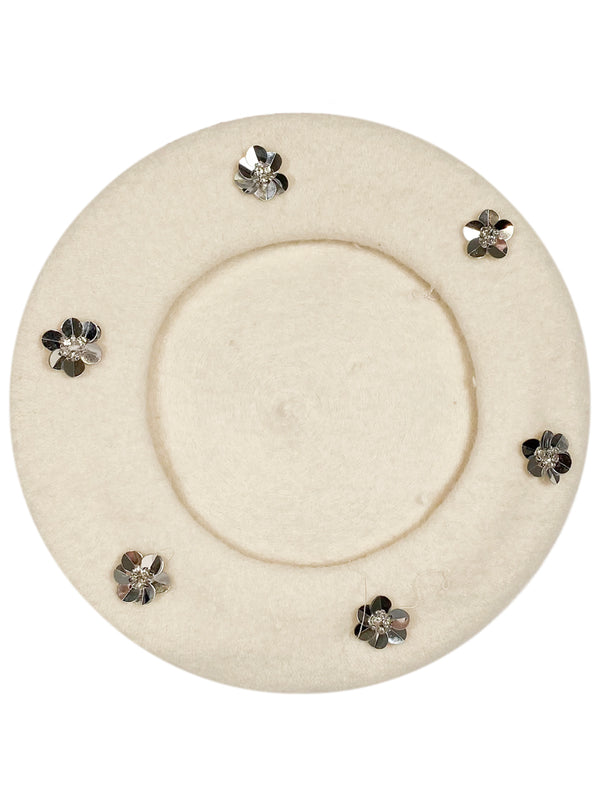 Raspberry Plum FLORA BERET ECRU – RaspberryPlum