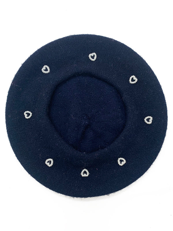 Raspberry Plum SUSIE BERET NAVY – RaspberryPlum