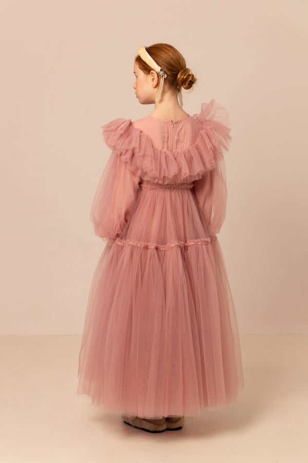 Raspberry Plum ZOE DRESS PINK - LONG – RaspberryPlum
