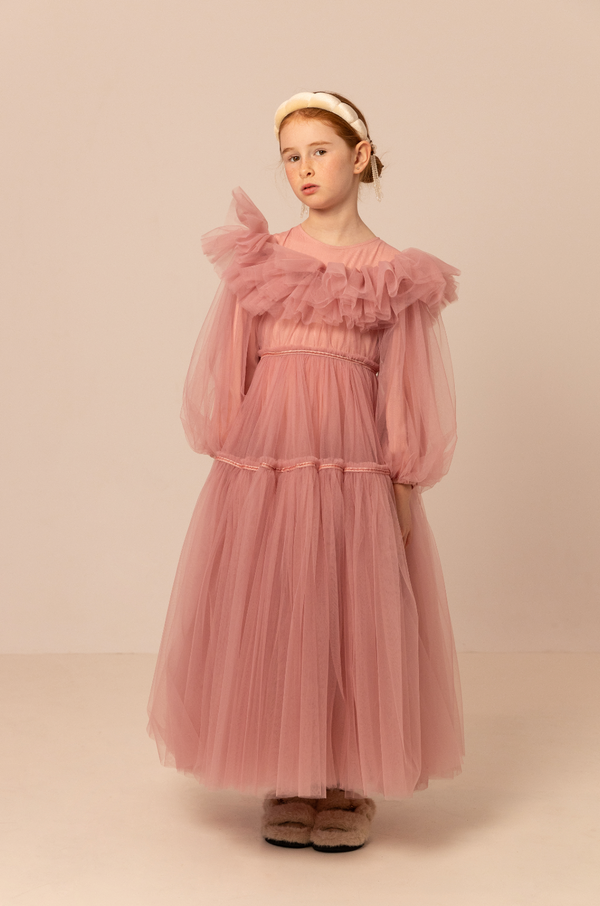 raspberry plum ZOE DRESS PINK - LONG – RaspberryPlum