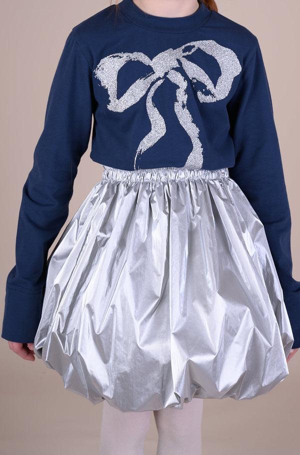 raspberry plum SYLVIE SKIRT SHORT SILVER – RaspberryPlum