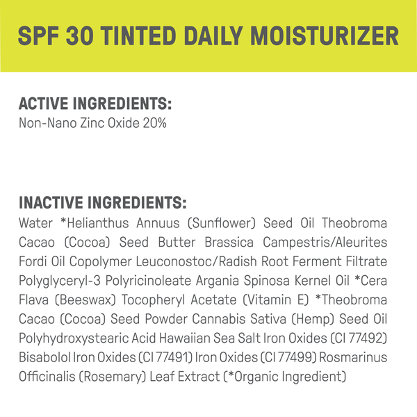 Rave Review DAILY FACE TINT BIO-RESIN TUBE SPF 30 – Raw ElementsUSA