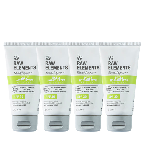 rave review DAILY MOISTURIZER BIO-RESIN TUBE SPF 30 - 4 pack – Raw ElementsUSA