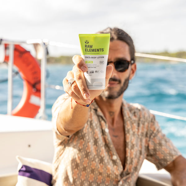 Rave Review Face + Body Tube SPF 30 Bio-Resin Tube & Plastic Free Tin Bundle – Raw ElementsUSA
