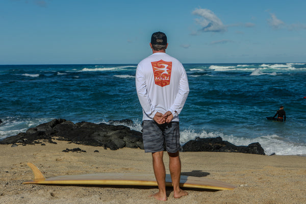 Rave Review MIKE FIELD RED SHIELD LONG SLEEVE SUNSHIRT – Raw ElementsUSA