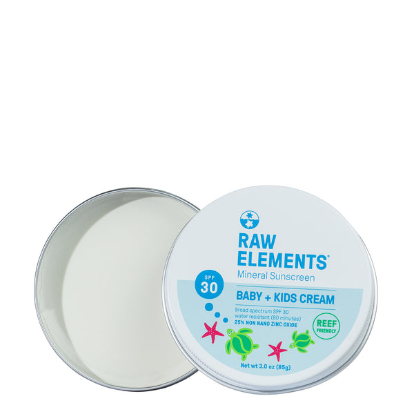 Rave Review Raw Elements Baby + Kids Lotion SPF 30 - 3 Oz Recyclable Tin – Raw ElementsUSA