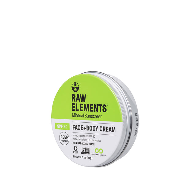 Rave Review Raw Elements Face + Body Lotion SPF 30 - 3 Oz Recyclable Tin – Raw ElementsUSA