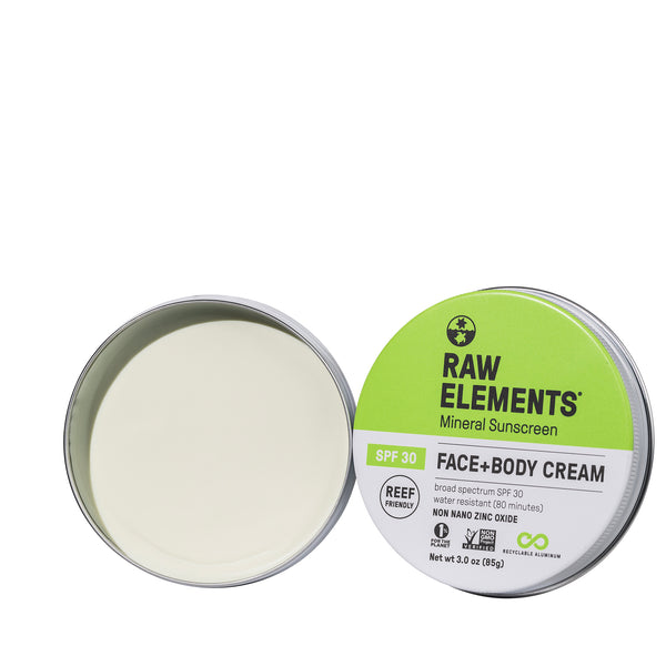 Rave Review Raw Elements Face + Body Lotion SPF 30 - 3 Oz Recyclable Tin – Raw ElementsUSA