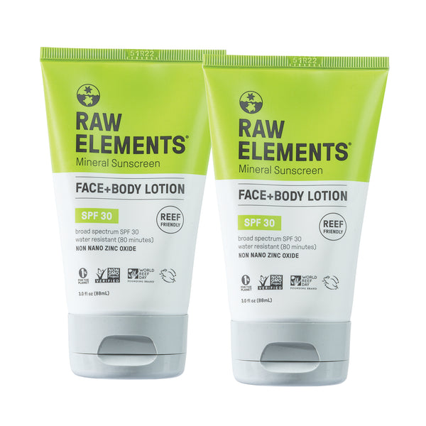 rave review Raw Elements Face + Body Lotion SPF 30 - 3 oz Tube (2 Pack) – Raw ElementsUSA