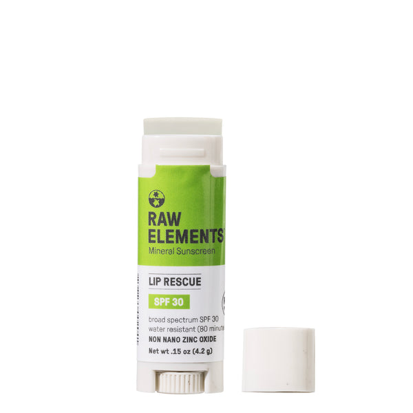 Rave Review Raw Elements Lip Rescue SPF 30 - .15 Oz – Raw ElementsUSA