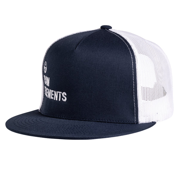 Rave Review Raw Elements SnapBack Blue Trucker Hat – Raw ElementsUSA