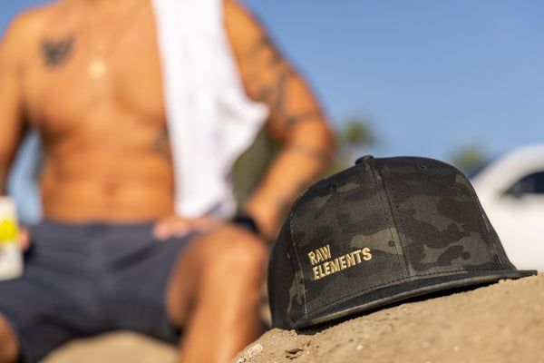 Rave Review Raw Elements SnapBack Camo Trucker Hat – Raw ElementsUSA