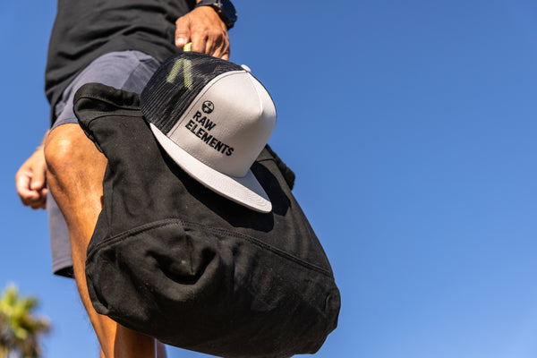 Rave Review Raw Elements SnapBack Grey Trucker Hat – Raw ElementsUSA