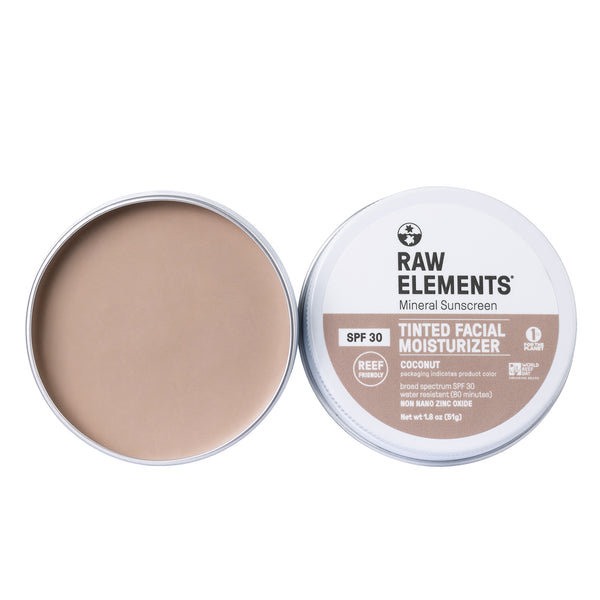 Rave Review Raw Elements Tinted Face Moisturizer SPF 30 COCONUT – Raw ElementsUSA
