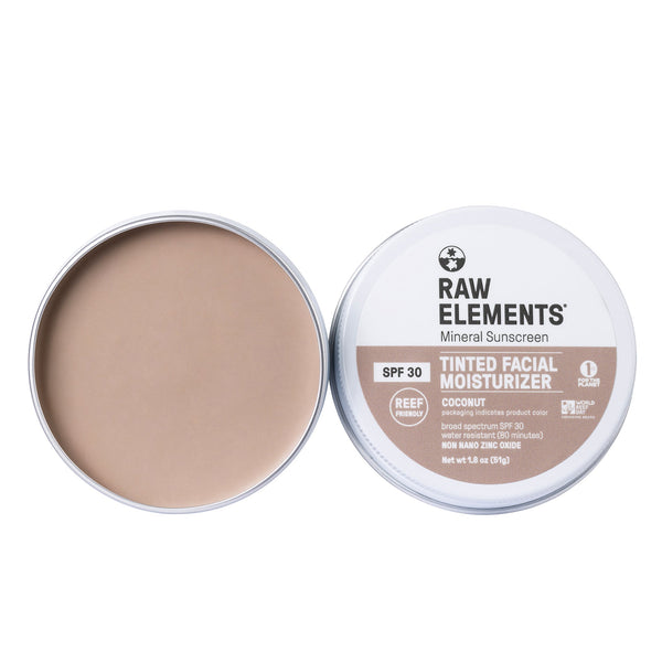 Rave Review Raw Elements Tinted Face Moisturizer SPF 30 COCONUT – Raw ElementsUSA