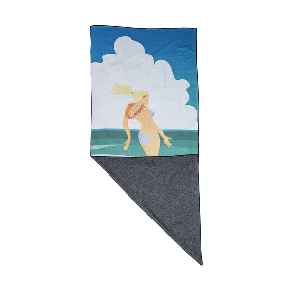 Rave Review RAW ELEMENTS X MIKE FIELD SURFER GIRL RECYCLED MICROFIBER TOWEL – Raw ElementsUSA