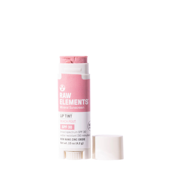 Rave Review SPF 30 TINTED LIP BEACH POUT .15 Oz – Raw ElementsUSA