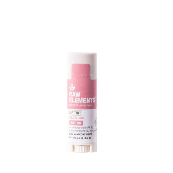 rave review SPF 30 TINTED LIP BEACH POUT .15 oz – Raw ElementsUSA