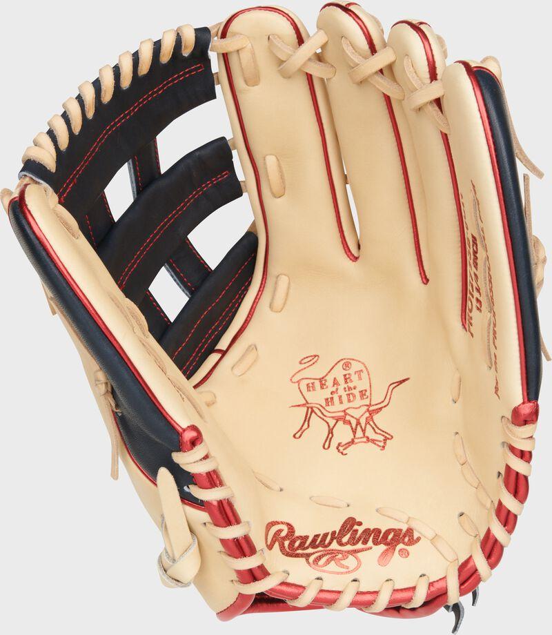 Rawlings 12.75-Inch Heart Of The Hide Outfield Fastpitch Glove
