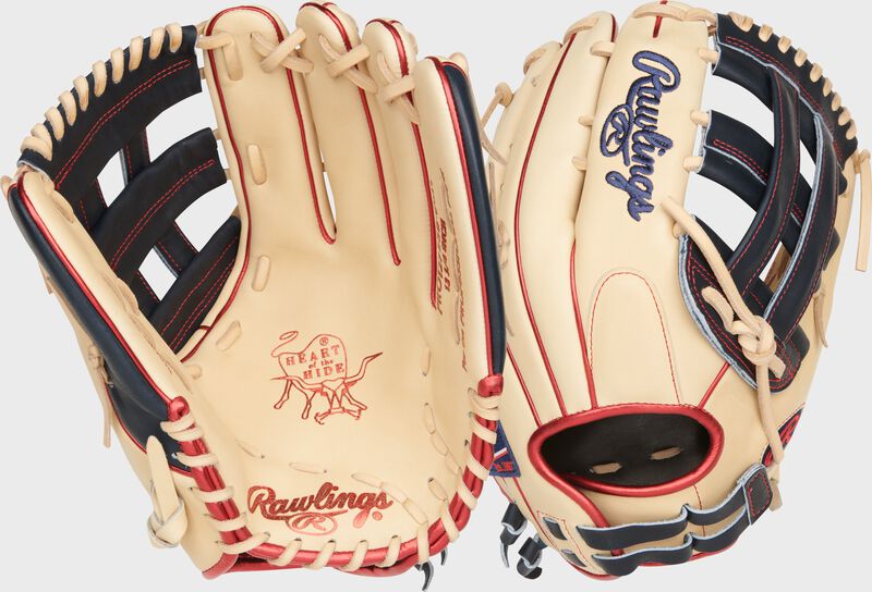 rawlings 12.75-Inch Heart of the Hide Outfield Fastpitch Glove rawlings 12.75-Inch Heart of the Hide Outfield Fastpitch Glove