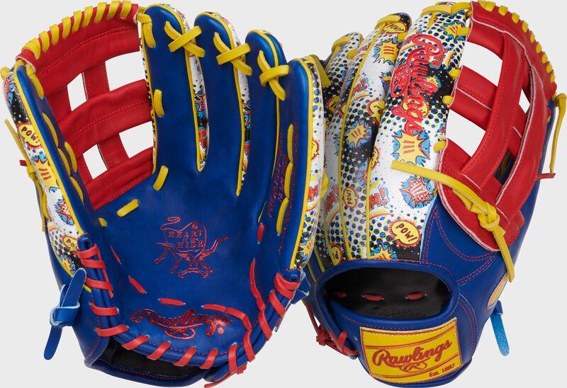 rawlings 12.75-inch Rawlings Heart of the Hide ColorSync 9.0 Comic Outfield Glove