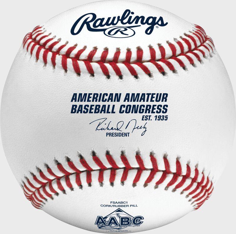 rawlings American Amateur Baseball Congress Flat Seam Baseball FSAABC1