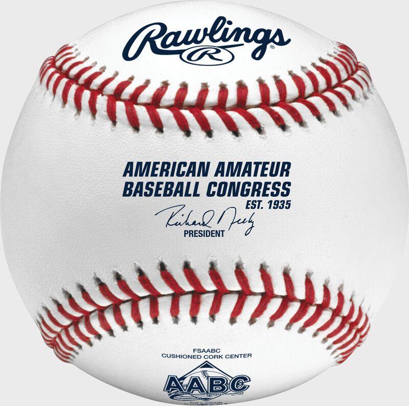 rawlings American Amateur Baseball Congress Flat Seam Baseball FSAABC