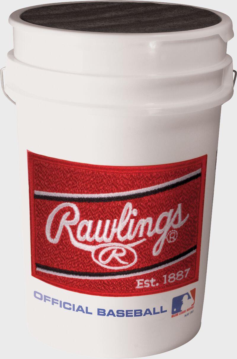 rawlings Bucket of Official League Competition Grade Practice Baseballs